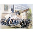 thumbnail image 2 of Union Army Volunteers Nbeing Attacked In St. Louis Missouri May 1861 Wood Engraving From A Contemporary American, 2 of 4