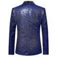 thumbnail image 2 of Men's Fashion Sequin Casual Blazer Wediing Celebration Suit JacketM, 2 of 3