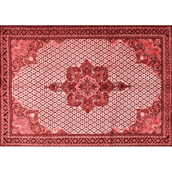Ahgly Company Indoor Rectangle Persian Red Traditional Area Rugs, 8' x 12'