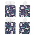 thumbnail image 2 of Kdxio Bamboo Panda Print Tissue Box Cover,Square Decorative PU Leather Facial Paper Case Organizer Holder Dispenser for Bathroom,Night Stands,Desk,Car 5.2''X5.2''X5.2'', 2 of 8