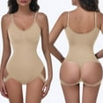 thumbnail image 2 of beishanbush 2025 Shapers Under $10 Women Bodysuit Butt Lifter Sleeve High Stretch Leotard Tummy Body Shaper, 2 of 4