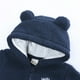 thumbnail image 3 of Body de Bebé Canastilla Onesies para Niños Pequeños Recién Nacidos Sólido Fluffys 3D Dibujos Animados Oreja Mameluco Mono Ropa Azul Odeerbi, 3 of 8