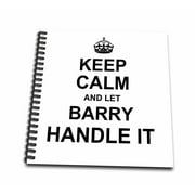 3dRose Keep Calm and Let Barry Handle it - funny personal name - Mini Notepad, 4 by 4-inch