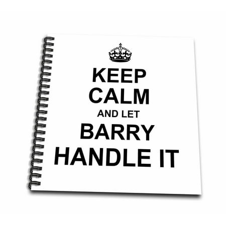 3dRose Keep Calm and Let Barry Handle it - funny personal name - Mini Notepad, 4 by 4-inch