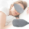 thumbnail image 2 of Preplabs Adjustable Sleep Mask Light Blocking Cover, 5-Layer Cotton Nose Bridge Design for Travel Comfort, Breathable Night Blindfold with Handmade Seams, 2 of 8