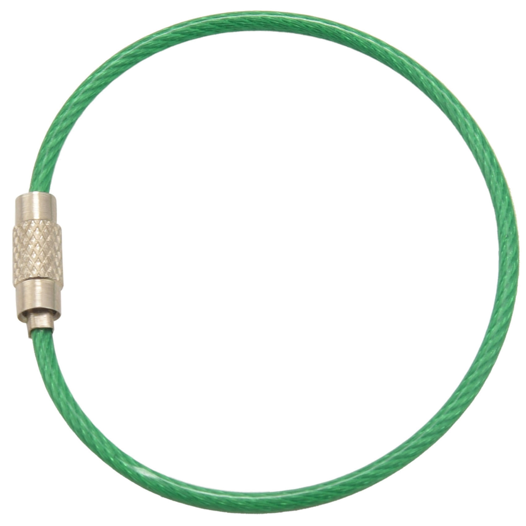 Wire loop 20Pack Colored Nylon Coated Stainless Steel Wire Keychains