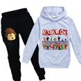 thumbnail image 1 of ROBLOX Ensemble de 2 Pantalons de Jogging à Capuche, Tenue de Sport Décontractée pour Adolescents, Chandails à Capuchon, Pulls, 1 of 2