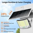 thumbnail image 3 of Solar Flood Light Intelamp 4000 LM, 2000 mAh, mando a distancia a prueba de agua, 3 of 9