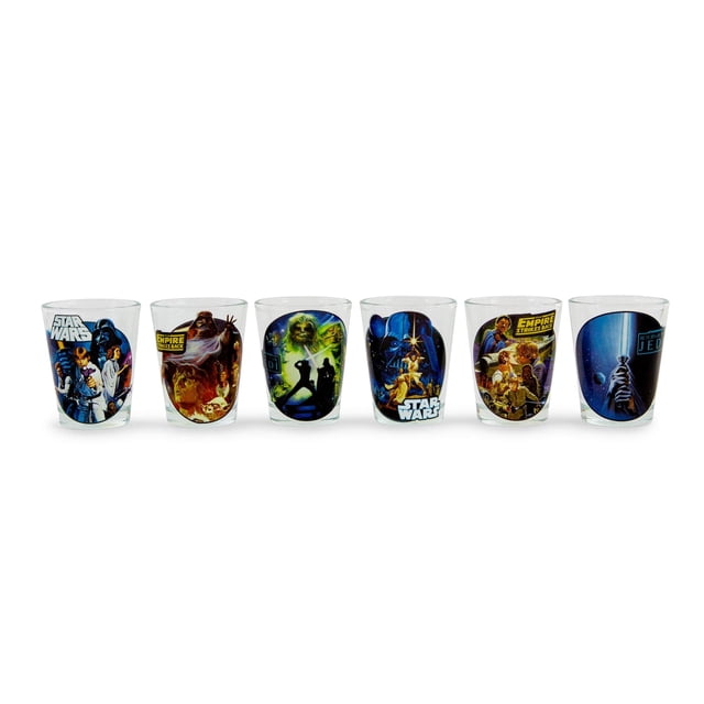 Vasos pequeños para chupito de whisky Star Wars Original Trilogy x6