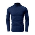 thumbnail image 4 of Zshosam Mens Casual Slim Fit Long Sleeve T-Shirts Soft Lightweight(Blue,XXL), 4 of 6