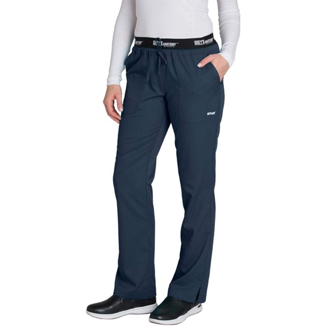Barco Pantalon Médical Moderne pour Femmes, Coupe Ajustée, 3 Poches