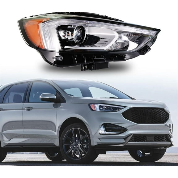 SEBLAFF Headlights Assembly Replacement for Ford Edge 2019-2021 Right LED Headlamp Headlight Passenger Side
