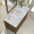 thumbnail image 3 of James Martin Vanities 485-V48-BW-3CAR Myrrin 48" Single Basin Wood Vanity Set - White, 3 of 7