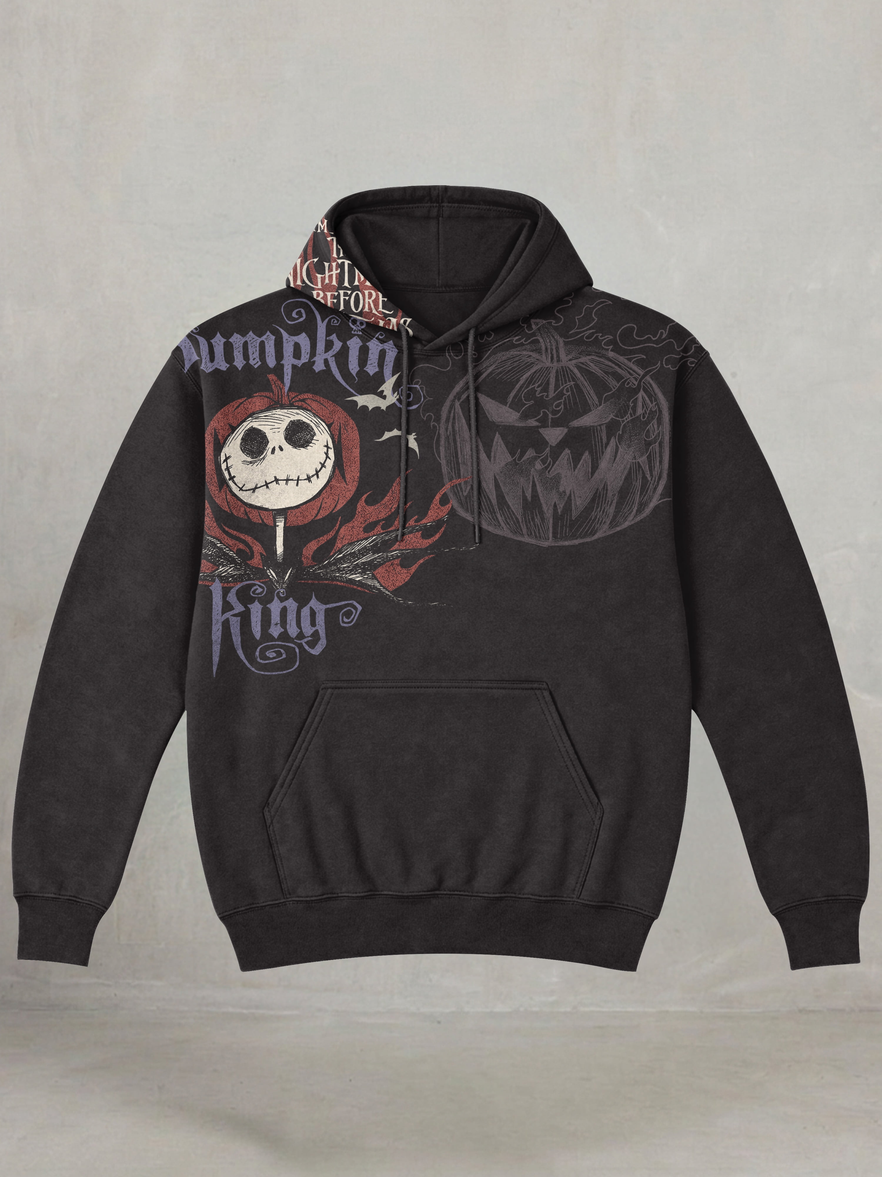 Nightmare Before Christmas Men's and Big Men's Graphic Hoodie Sweatshirt, Sizes XS-5XL