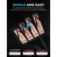thumbnail image 4 of Tarjeta Adaptadora NVMe M.2 SSD Sabrent PCIe 3.0 x4 4 Unidades, 4 of 7