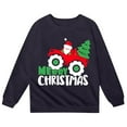 thumbnail image 4 of Fiaer Toddler Boys Girls Christmas Sweatshirts Kid Xmas Elk Santa Truck Long Sleeve Tops Shirt Clothes Black 160, 4 of 4