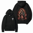 thumbnail image 4 of Our Lady of Guadalupe Hoodie – 2-Sided Religious Graphic Sweatshirt for Women & Men, Christian Faith Pullover, Catholic Gift, Unisex Streetwear, 4 of 6