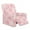 Pink - Dog Paw, variant on HELLHERO Mushroom Butterfly Print Recliner Couch Covers That Stay in Place Recliner Stretch Sofa Slipcover Fitted Lift Chair Covers