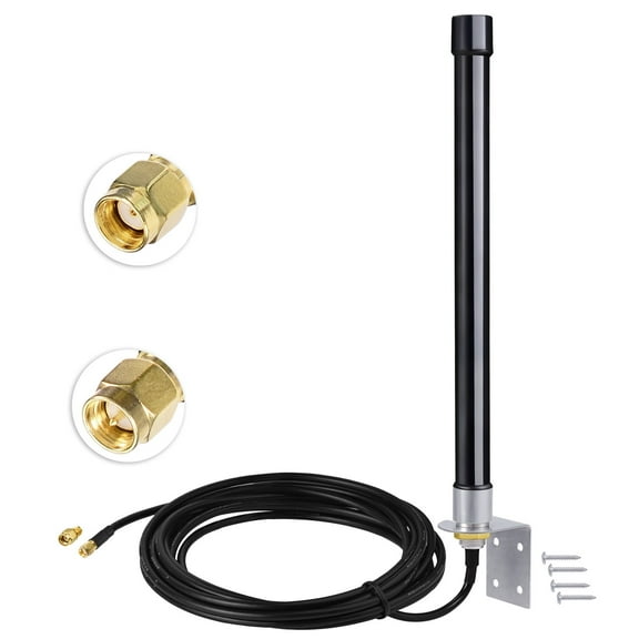 Eightwood Long Range 4G LTE Antenna Cellular Trail Camera Wall Mount Compatible with Spypoint Link Micro Covert Spartan Stealth Tactacam Muddy Wildlife Hunting Game Cam Outdoor Mobile Security Camera