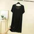 thumbnail image 2 of Vestido largo de verano ligero con cuello redondo y corte holgado para mujer, 2 of 3