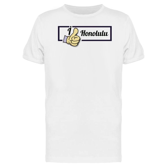I Like Honolulu Thumbs Up Tee Men's -Image by Shutterstock