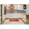 thumbnail image 6 of Ahgly Company Machine Washable Indoor Rectangle Transitional Red Area Rugs, 5' x 7', 6 of 7