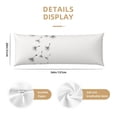 thumbnail image 3 of Fotbe Dandelion Blowing In The Wind Funda para Almohada Corporal con Diseño, Funda de Microfibra Ultrasuave de 20x54 Pulgadas, Ropa de Cama Elegante, 3 of 7