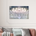 thumbnail image 3 of Runway Avenue Fashion and Glam Wall Art Canvas Prints 'Day and Night' Chandeliers - White, Pink, 3 of 4