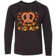 thumbnail image 3 of Inktastic Oktoberfest Squad Fall Leaves Pretzel Long Sleeve Youth T-Shirt, 3 of 5