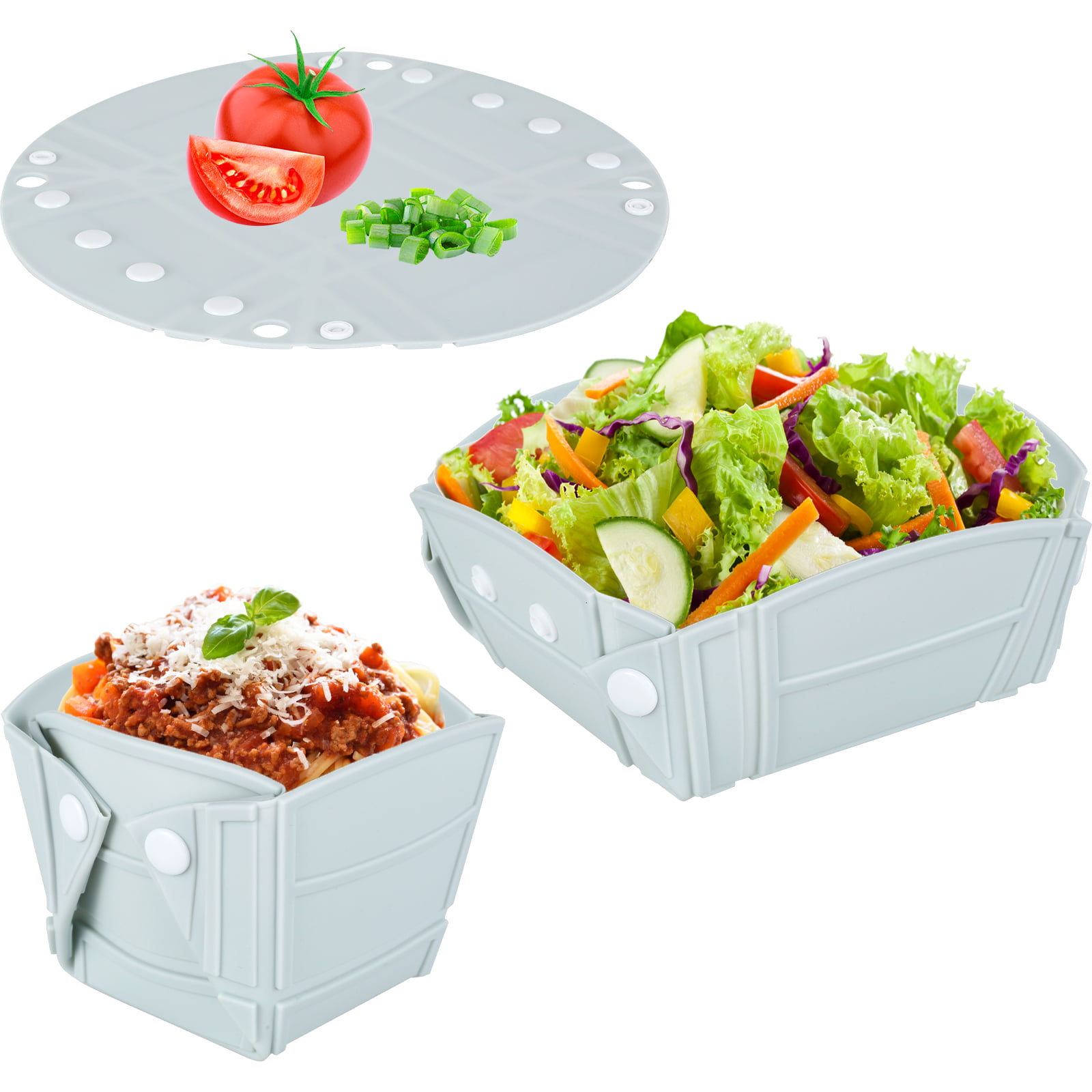 Folding Bowl Silicone Telescopic Collapsible Salad Bowl For - Temu