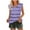 A-Purple, variant on Women's Cap Sleeve Tank Tops U Neck Spring Summer T-Shirt Casual Workout Tee Shirts Beach Vacation S-3XL