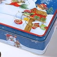 thumbnail image 5 of ACDANC 2026 New Christmas Cookie Tin Set of 4 - 6.8 Inch Vintage Metal Storage Boxes for Holiday Candy Exchange Parties & Teacher Gifts Cookie Tins, 5 of 7