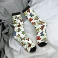 thumbnail image 5 of KLL Multicolored Butterflies Print Cool Socks Men's Women's Crew Socks Funny Crazy Novelty Stockings, 5 of 6