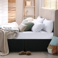 thumbnail image 2 of Falda de cama Utopia, cama king size, suave, cuádruple plisada, 2 of 7
