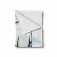 thumbnail image 2 of North Pole Soft Flannel Fleece Throw Blanket, Hand Drawn Pencil Sketch of Bear Side Shot, Cozy Plush for Indoor and Outdoor Use, 60" x 80", Pale Blue Ivory, by Ambesonne, 2 of 6