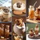 thumbnail image 4 of 4PCS ice cube tray, 3D bear ice cube mold, 4 of 4