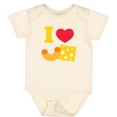 thumbnail image 3 of Inktastic I Heart Mac and Cheese Boys or Girls Baby Bodysuit, 3 of 5