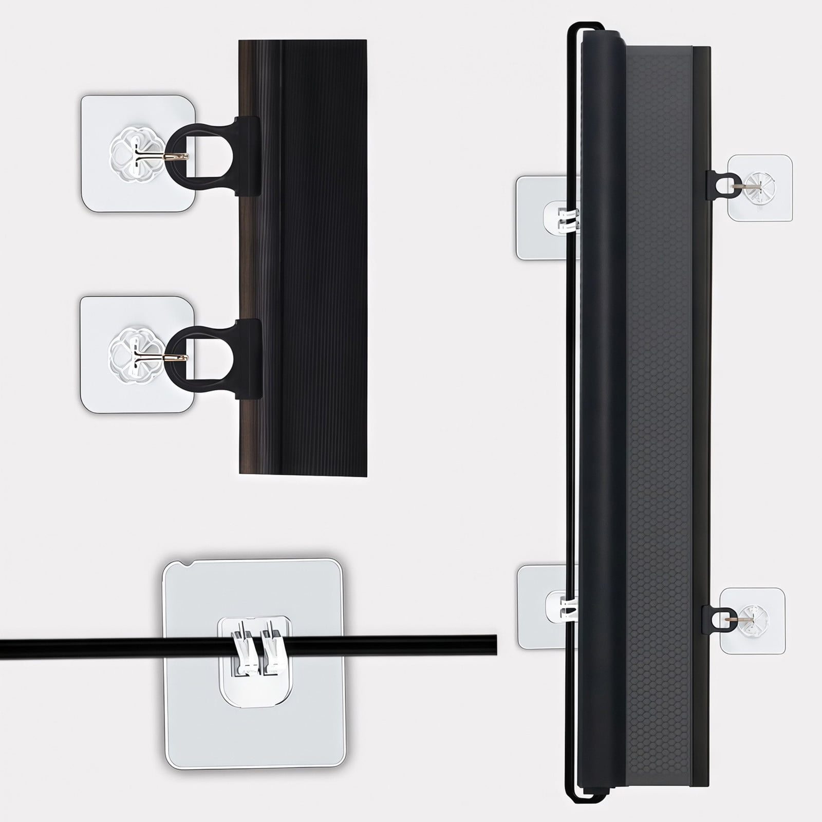 Retractable Pet Gate, No Drill Mesh Safety Barrier, Extendable Dog & Cat Gate for Stairs, Doors, and Indoor Spaces