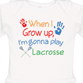 thumbnail image 4 of Inktastic Lacrosse Baby Boys or Girls Long Sleeve Baby Bodysuit, 4 of 5