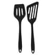 thumbnail image 1 of 2 Pcs Silicone Slotted Fish Turner Spatula, Spatulas for Non Stick Cookware Baking,Cooking,Heat ,Bla, 1 of 5