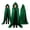 Green, variant on LYHaoo Kids Halloween Cloak Cape with Hooded,Boys Party Dress Up Outfits Cloak(110)