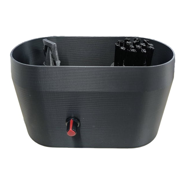 Ensemble de Nettoyage pour Porte-Filtre à Café, Ensemble de Nettoyage pour Machine Incluant Brosse et Support, Récupérateur de Marc de Café, Établi de Récurage pour Machine à Thé
