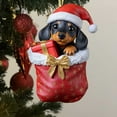 thumbnail image 3 of Christmas Gift Dog Acrylic – Unique Acrylic Christmas Decoration for Dog Lovers, Holiday Dog Gift, Dog-Themed Christmas Tree Ornament, Perfect for Pet Owners, 3 of 6