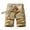 Khaki, variant on Clearance Mens Shorts, Men's Fashion Cargo Shorts Multi-Pockets Relaxed Summer Beach Shorts Pants
