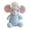 C Black, variant on Plush Mouse Stuffed Animal, Cute Soft Fluffy Decorative Mouse Plush Toy with Polka Dot Bow and Glasses, 1 Pack Small 9.5 inch Desk Companion Couple Doll, Ideal for Kids Bedroom Nursery Decor Birthday