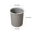 thumbnail image 4 of Kitchen Trash Can, Step-On Garbage Can with Lid, Tall Kitchen & Bathroom Trash Can, Small Office Waste Bin, Gray - Xuniizn, 4 of 8