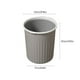thumbnail image 3 of Bote de basura delgado de plástico - Diseño sin tapa | Cubo de basura que ahorra espacio para baño, dormitorio, cocina, oficina | Ligero Blanco o Gris | Material duradero | 9.25x8.46x6.69 pulgadas, 3 of 7