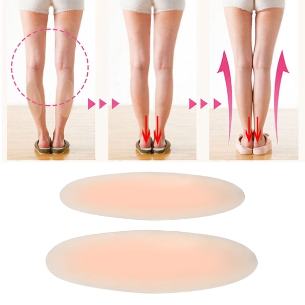 Almohadillas Para Pantorrillas Corrector De Silicona Reutilizable, Corrector Suave Para Piernas Delgadas Y Delgadas, Cubre Cicatrices, Marcas De Nacimiento Con Tono De Piel A