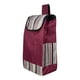 thumbnail image 1 of Minnieouse Bolsa de repuesto resistente para carrito de compras, experiencia de compra, bolsa de compras de tela Oxford duradera Envolturas para manijas de equipaje Vino rojo, 1 of 6