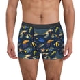 thumbnail image 2 of Goofa Undersea Animals Printed Men's Boxer Briefs Underwear, Moisture-Wicking Underwear, Trunk,Soft and Breathable Cotton Underwear-X-Large, 2 of 9